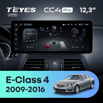 Штатная магнитола Teyes CC4 Pro 12.3" 8/128 Mercedes-Benz E-Class 4 W212 S207 A207 S212 C207 (NTG 4.5) (2009-2016) Universal