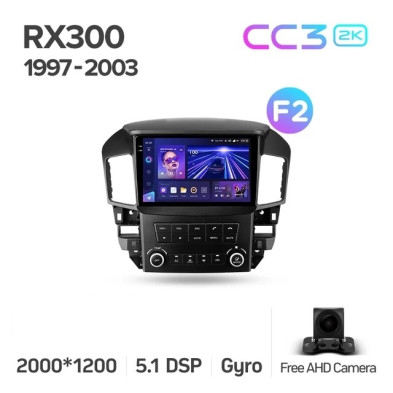 Штатная магнитола Teyes CC3 2K 360 6/128 Lexus RX300 XU10 (1997-2003) F2