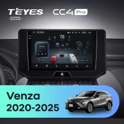 Штатная магнитола Teyes CC4 Pro 12/256 Toyota Venza (2020-2026)