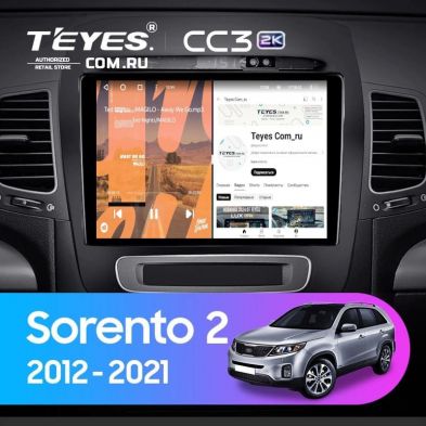 Штатная магнитола Teyes CC3 2K 4/64 Kia Sorento 2 II XM (2012-2021) F3 (13&quot;)