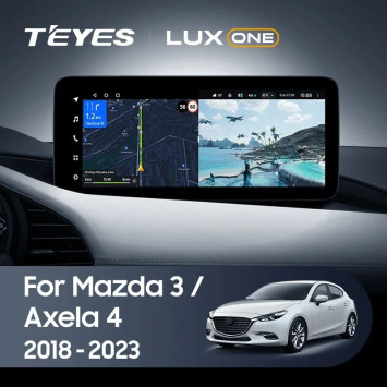 Штатная магнитола Teyes LUX ONE 360 6/128 Mazda 3 BP (2018-2023) Тип-B