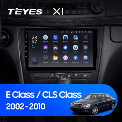 Штатная магнитола Teyes X1 4G 2/32 Mercedes Benz E-Class S211 W211 CLS-Class C219 (2002-2010)