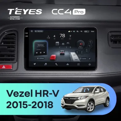 Штатная магнитола Teyes CC4 Pro 12/256 Honda HR-V (2015-2018)
