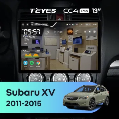 Штатная магнитола Teyes CC4 Pro 12/256 Subaru XV (2011-2015) Тип-B (13")