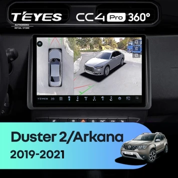 Штатная магнитола Teyes CC4 Pro 360 12/256 Renault Arkana (2019-2021) F2 (11")