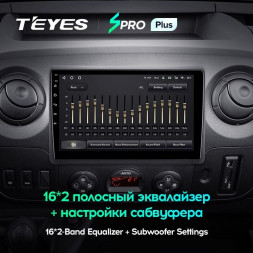 Штатная магнитола Teyes SPRO Plus 4/32 Nissan NV400 (2010-2020)