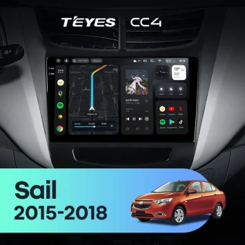 Штатная магнитола Teyes CC4 6/64 Chevrolet Sail (2015-2018)