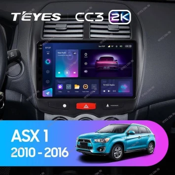 Штатная магнитола Teyes CC3 2K 4/32 Mitsubishi ASX 1 (2010-2016) F1 Тип-B