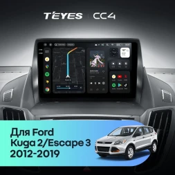 Штатная магнитола Teyes CC4 8/128 Ford Kuga 2 (2012-2019) Тип-A