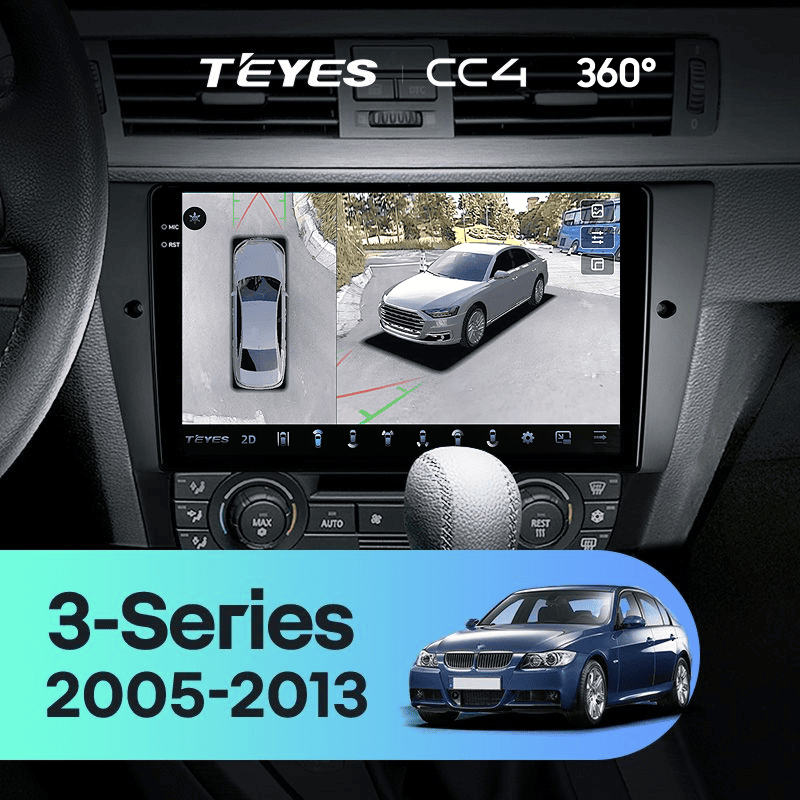 Штатная магнитола Teyes CC4 360 8/128 BMW 3 серия E90 E91 E92 E93 (2005-2013)