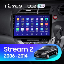 Штатная магнитола Teyes CC2 Plus 4/32 Honda Stream 2 (2006-2014) правый руль