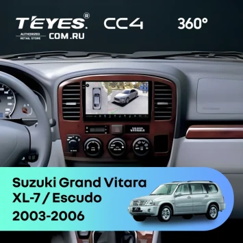 Штатная магнитола Teyes CC4 360 8/128 Suzuki Grand Vitara XL-7 (2003-2006)