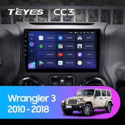 Штатная магнитола Teyes CC3 4/32 Jeep Wrangler 3 JK 2010-2017 L14