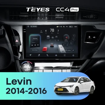 Штатная магнитола Teyes CC4 Pro 8/128 Toyota Levin 1 E180 (2014-2016) Тип-B