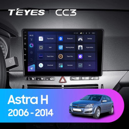 Штатная магнитола Teyes CC3 3/32 Opel Astra H (2006-2014) F1