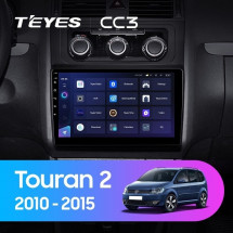 Штатная магнитола Teyes CC3 4/32 Volkswagen Touran 2 1T (2010-2015)