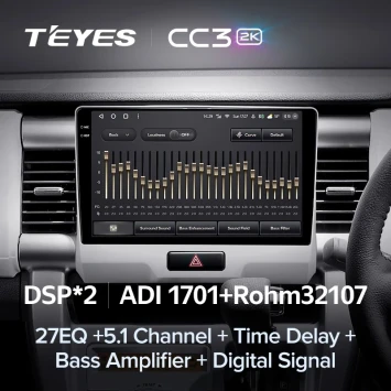 Штатная магнитола Teyes CC3 2K 6/128 Suzuki Hustler (2014-2019)
