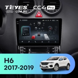Штатная магнитола Teyes CC4 Pro 8/128 GREAT WALL Hover Haval H6 (2017-2019) (0din)