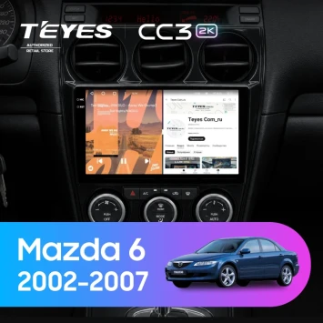 Штатная магнитола Teyes CC3 2K 4/64 Mazda 6 GG (2002-2007)