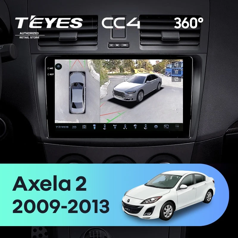 Штатная магнитола Teyes CC4 360 6/64 Mazda Axela 2 (2009-2013)