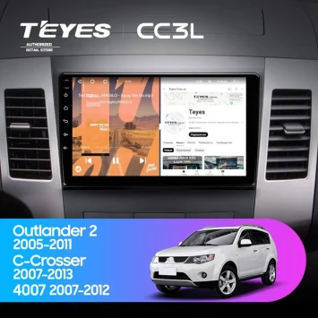 Штатная магнитола Teyes CC3L 4/64 Peugeot 4007 (2007-2012) F1 Тип-A