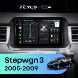 Штатная магнитола Teyes CC4 8/128 Honda Stepwgn 3 (2005-2009) Правый руль