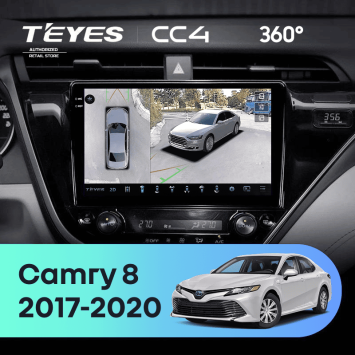 Штатная магнитола Teyes CC4 360 8/128 Toyota Camry 8 XV 70 (2017-2020) F1