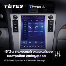 Штатная магнитола Tesla style Teyes TPRO 2 3/32 Toyota Camry 6 XV 40 2006-2011 F1