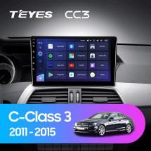 Штатная магнитола Teyes CC3 6/128 Mercedes-Benz C-Class W204 C204 S204 (2011-2015)