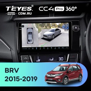 Штатная магнитола Teyes CC4 Pro 360 12/256 Honda BRV (2015-2019) Правый руль