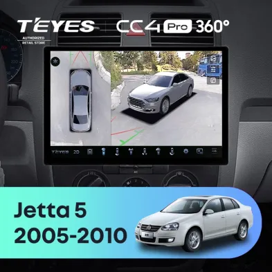 Штатная магнитола Teyes CC4 Pro 360 12/256 Volkswagen Jetta 5 (2005-2010) (13")