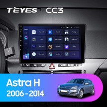 Штатная магнитола Teyes CC3 4/64 Opel Astra H (2006-2014) F1