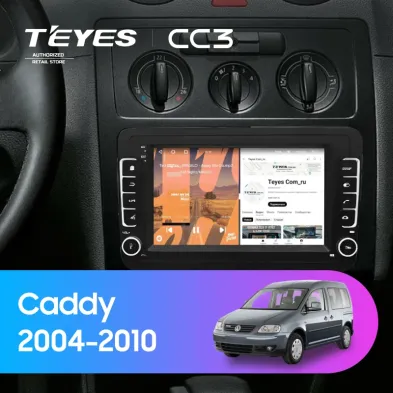 Штатная магнитола Teyes CC3 4/32 Volkswagen Caddy (2004-2010) (с кнопками) 7"
