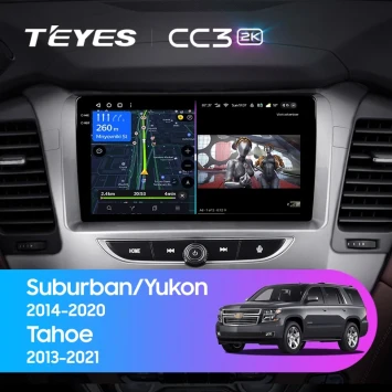 Штатная магнитола Teyes CC3 2K 6/128 Chevrolet Suburban GMT K2YC (2014-2020)