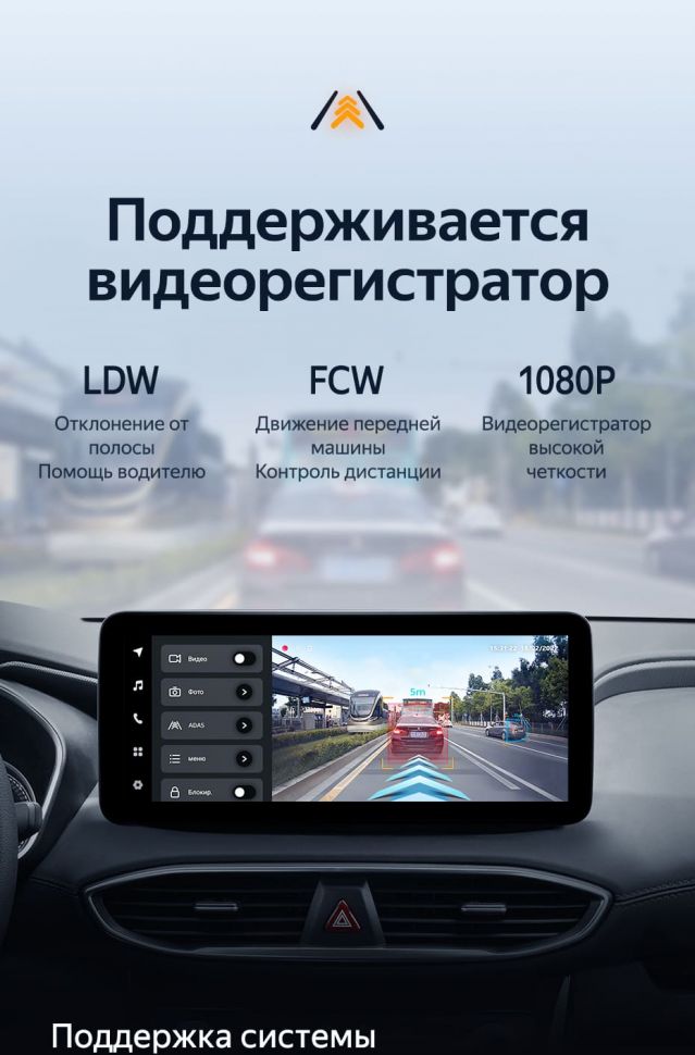 Штатная магнитола Teyes LUX ONE 4/32 Hyundai Santa Fe 4 (2018-2021)