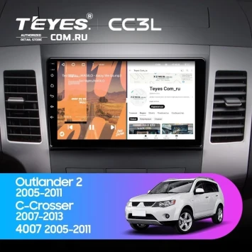 Штатная магнитола Teyes CC3L 4/64 Peugeot 4007 (2007-2012) F1 Тип-B