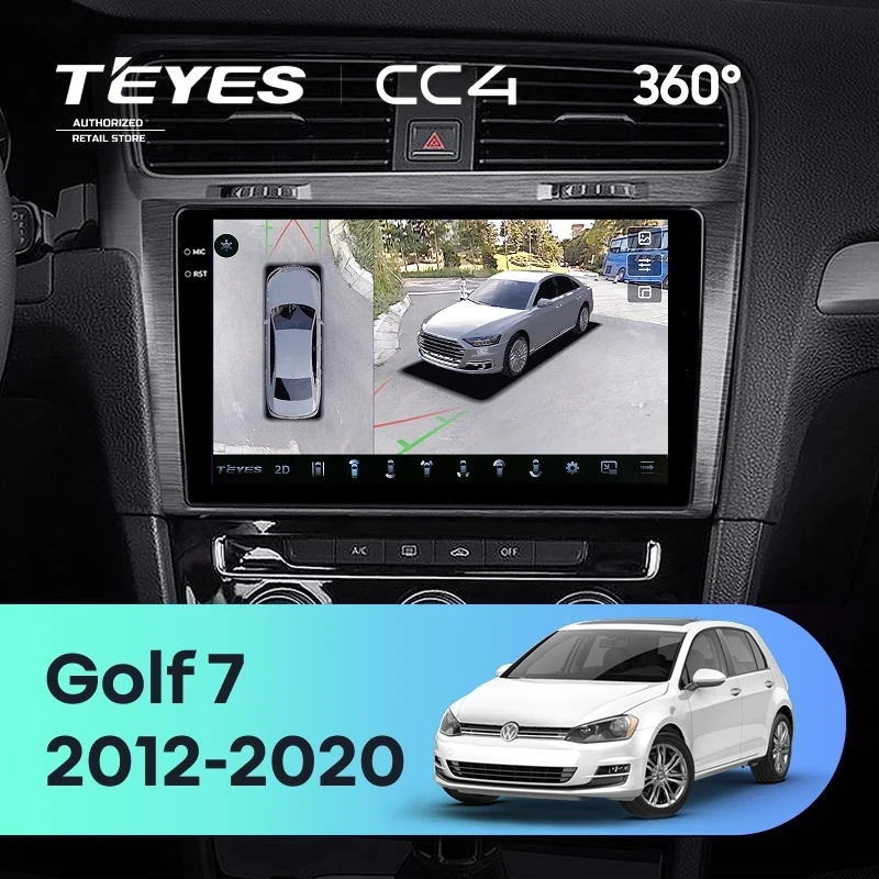Штатная магнитола Teyes CC4 360 6/64 Volkswagen Golf 7 MK7 (2012-2020) F1