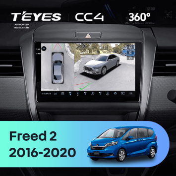 Штатная магнитола Teyes CC4 360 6/64 Honda Freed 2 (2016-2020)