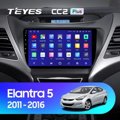 Штатная магнитола Teyes CC2L Plus 2/32 Hyundai Elantra 5 JK GD MD UD (2010-2016) F1