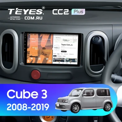 Штатная магнитола Teyes CC2 Plus 3/32 Nissan Cube 3 Z12 (2008-2019) (0din)