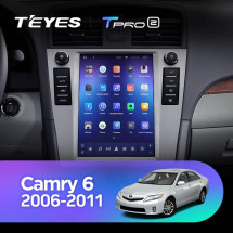 Штатная магнитола Tesla style Teyes TPRO 2 3/32 Toyota Camry 6 XV 40 50 (2006-2011) F2