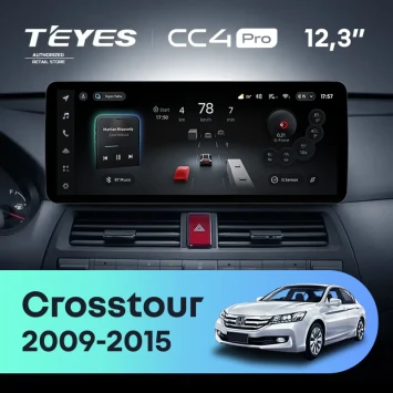 Штатная магнитола Teyes CC4 Pro 12.3" 12/256 Honda Crosstour 1 TF (2009-2015)
