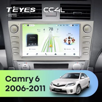 Штатная магнитола Teyes CC4L 6/64 с DTS Toyota Camry 6 XV 40 (2006-2011) F4 с кнопками
