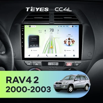 Штатная магнитола Teyes CC4L 6/64 с DTS Toyota RAV4 2 CA20 (2000-2003) F3