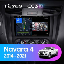 Штатная магнитола Teyes CC3 2K 4/32 Nissan Navara D23 IV (2014-2021) Тип-А