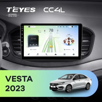 Штатная магнитола Teyes CC4L 6/64 с DTS Lada Vesta (2023-2026) F2 Тип-B