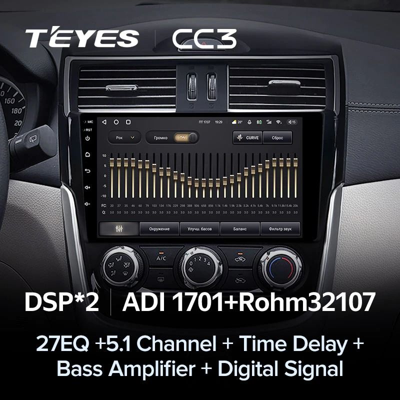 Штатная магнитола Teyes CC3 4/32 Nissan Serena (2016-2019) Тип-B