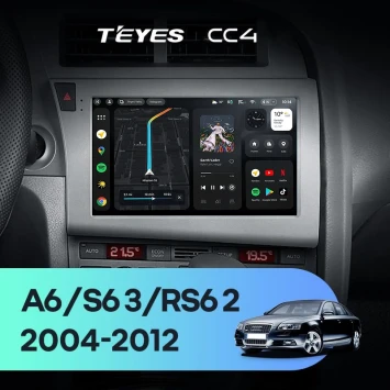 Штатная магнитола Teyes CC4 6/64 Audi RS6 2 (2007-2012)