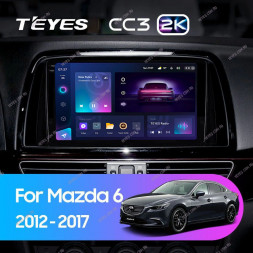 Штатная магнитола Teyes CC3 2K 4/64 Mazda 6 GL GJ (2012-2017) Тип-B