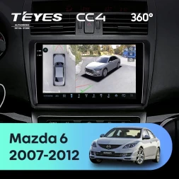 Штатная магнитола Teyes CC4 360 6/64 Mazda 6 2 GH (2007-2012)